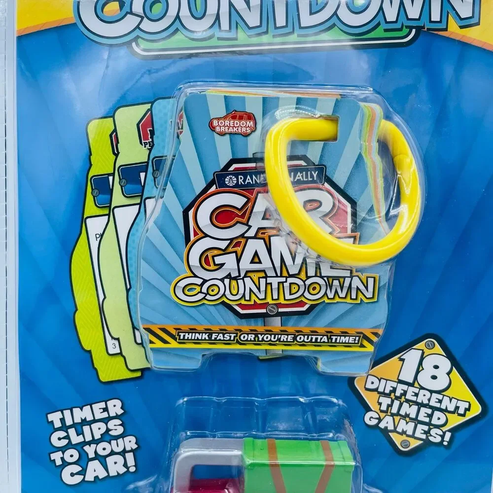 NEW Rand McNally Road Trip Travel Car Game Countdown Boredom Busters NIP
